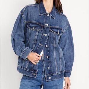 Old Navy Oversized Jean Trucker Jacket